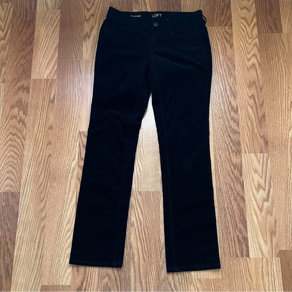 LOFT  Black Corduroy Jeans - Picture 1 of 5